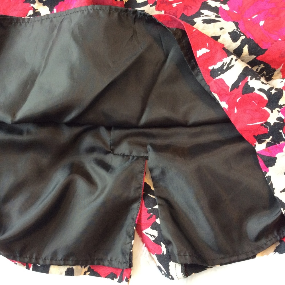 Donna Ricco Shift Dress 12 Roses Linen Blend Party - Picture 8 of 8